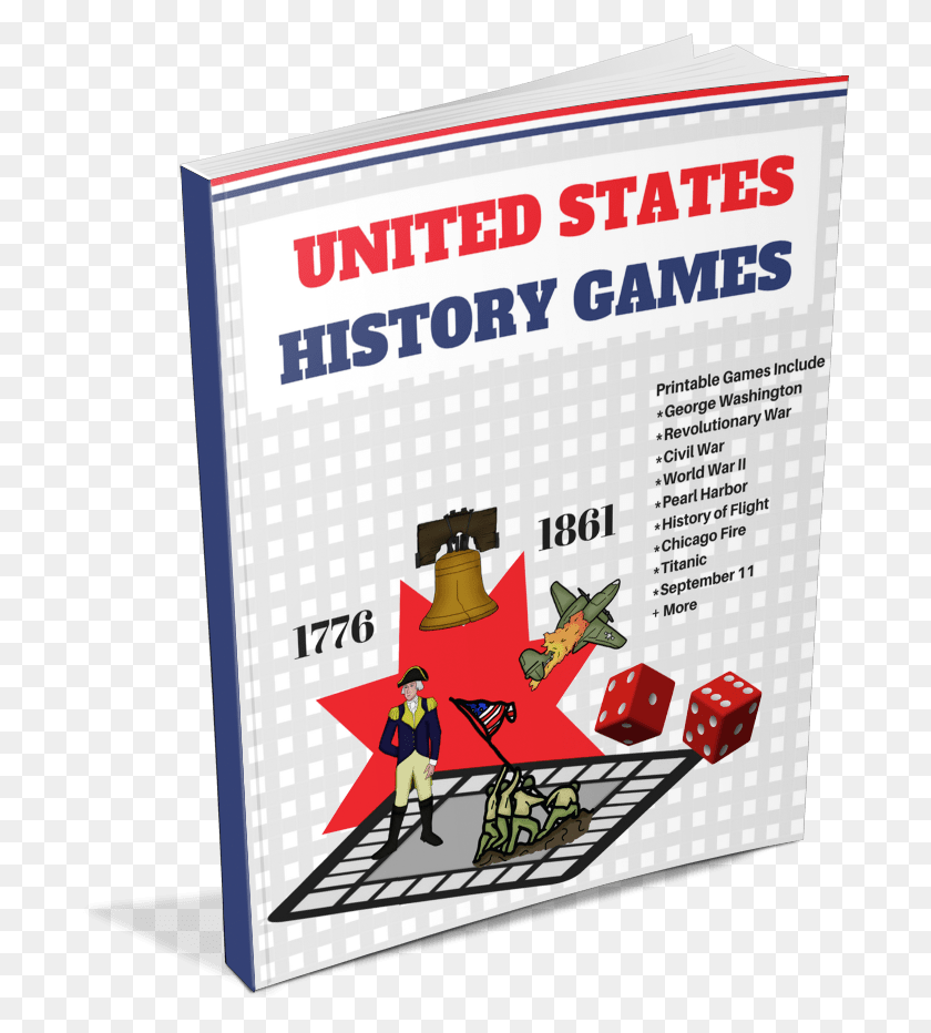 693x872 Printable United States History Games Book Cover, Advertisement, Poster, Flyer HD PNG Download
