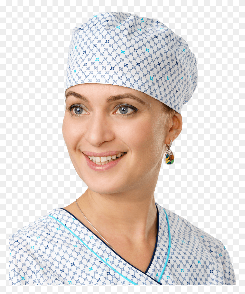 1201x1459 Printed White Medical Cap Beanie, Clothing, Apparel, Person HD PNG Download