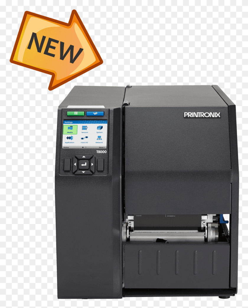 1114x1408 Descargar Png Impresora Con Panel De Flecha En La Flecha Izquierda Printronix, Máquina, Generador Hd Png