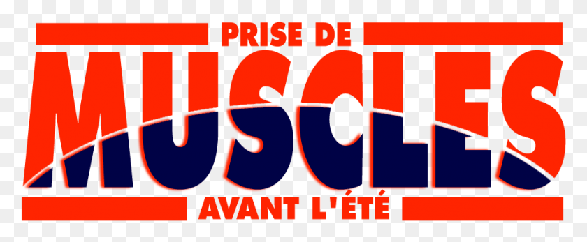 916x338 Prise De Muscles Logo Rouge Poster, Text, Alphabet, Word HD PNG Download