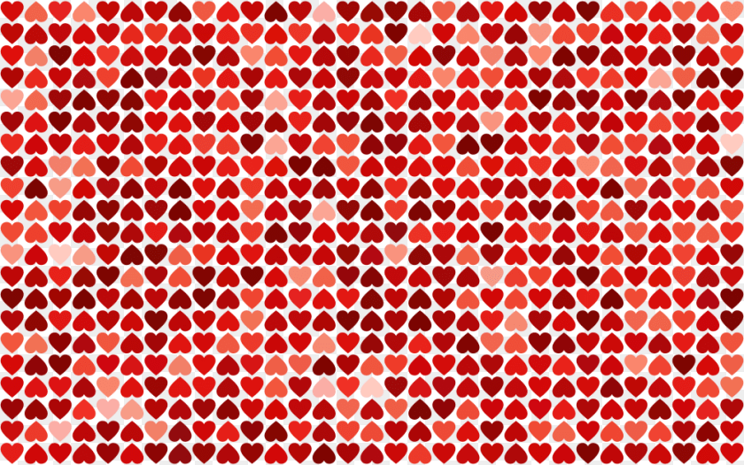 1000x625 Prismatic Alternating Hearts Pattern Background 3 No Pattern Hearts, Texture Transparent PNG