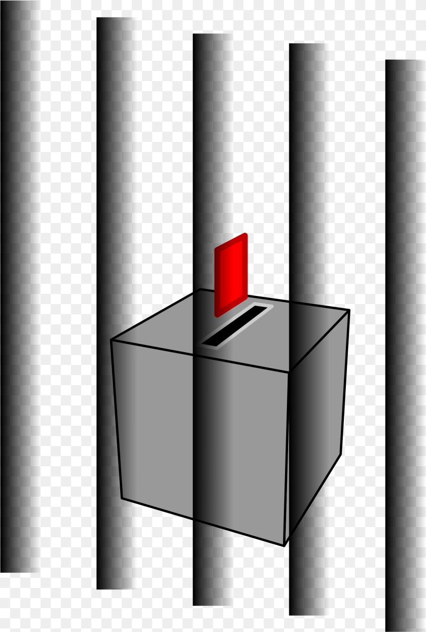 1520x2257 Prison Content Clip Art Ballot Behind Bars, Box, Mailbox Transparent PNG