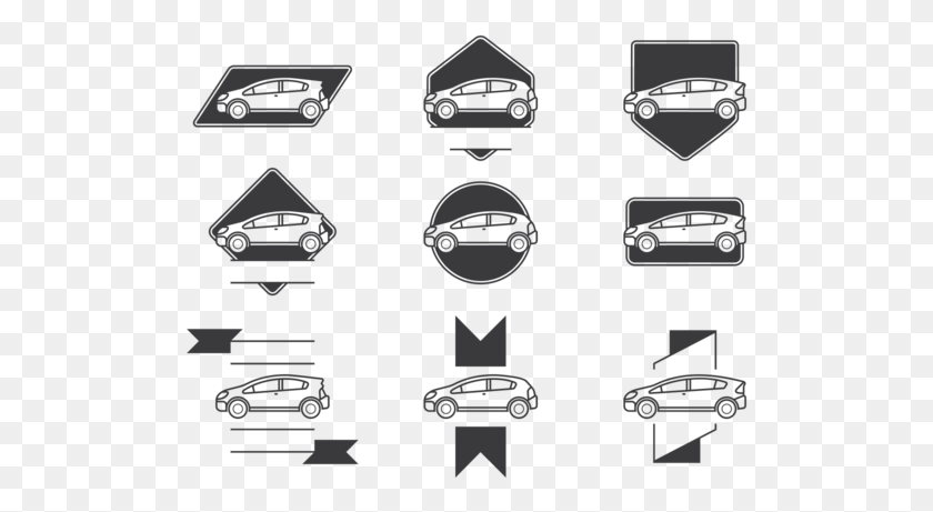 507x401 Prius Badge Set, Car, Vehicle, Transportation HD PNG Download