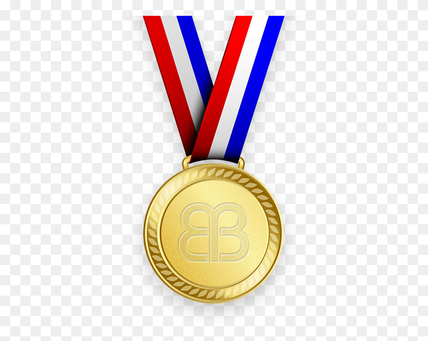 353x609 Prize Medal, Gold, Gold Medal, Trophy HD PNG Download