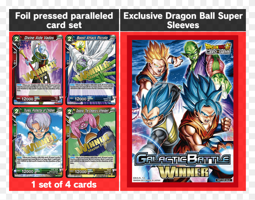 840x648 Prizes Prizes Dragon Ball Super Card Sleeves, Comics, Book, Person HD PNG Download