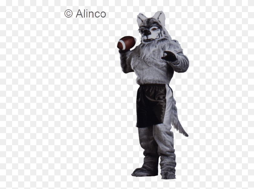 415x565 Pro Line Wolf Mascot Costume Mascot Husky, Person, Human, Tiger HD PNG Download