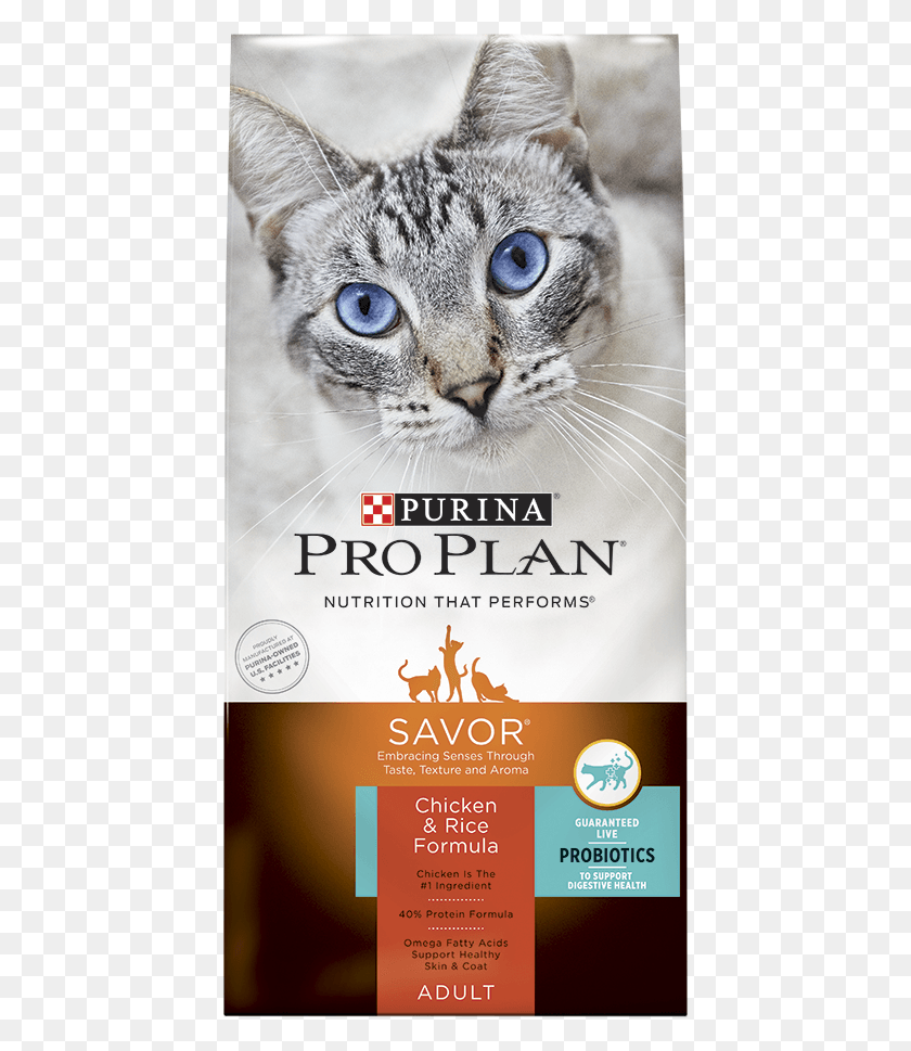 429x909 Pro Plan Savor Adult Chicken And Rice Cat Purina Pro Plan Cat Food Savor, Advertisement, Poster, Flyer HD PNG Download