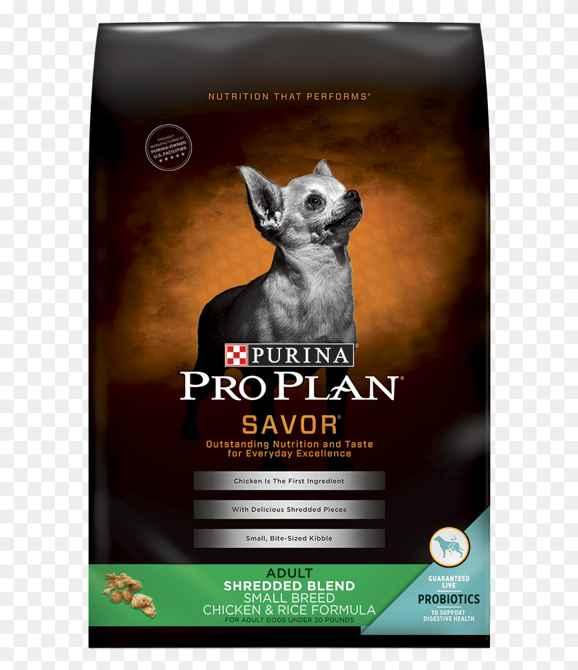 586x913 Pro Plan Savor Shredded Blend Adult Small Breed Purina Pro Plan Chicken And Rice, Poster, Advertisement, Flyer HD PNG Download