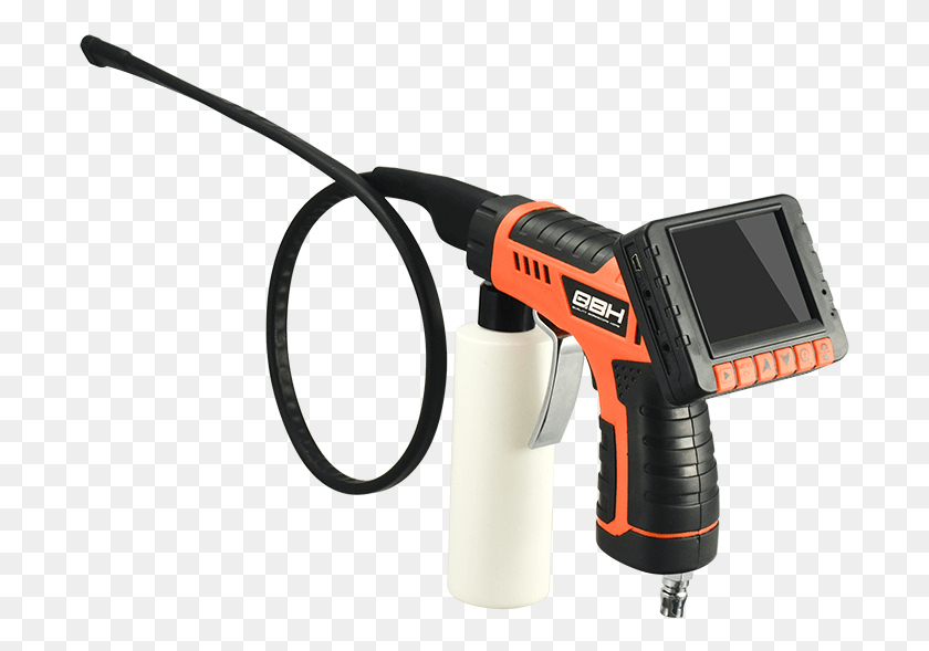 697x529 Probe Flexible Tube Spray Washing Auto Evaporator Car, Power Drill, Tool, Can HD PNG Download
