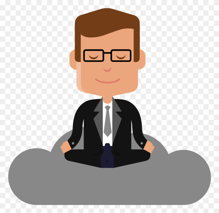 895x869 Problem Clipart Empathy Sitting, Person, Human, Tie HD PNG Download