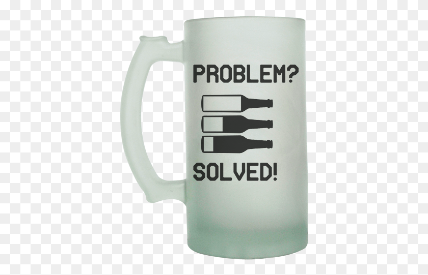 370x481 Problem Solved Beer Mug Beer Stein, Coffee Cup, Cup, Jug HD PNG Download