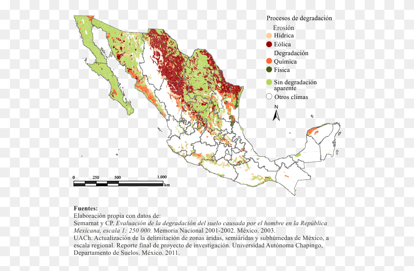 547x490 Procesos De Degradacin Del Suelo En Las Tierras Mexico Map Black And White, Poster, Advertisement, Plot HD PNG Download