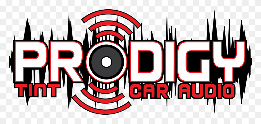 2395x1046 Prodigy Car Audio Audio Car Logo, Electronics, Text, Symbol HD PNG Download