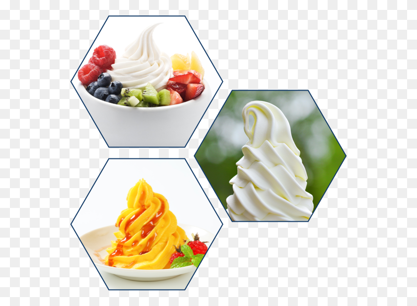 560x558 Produces All Soft Serve Variations From Traditional Soft Serve, Cream, Dessert, Food HD PNG Download