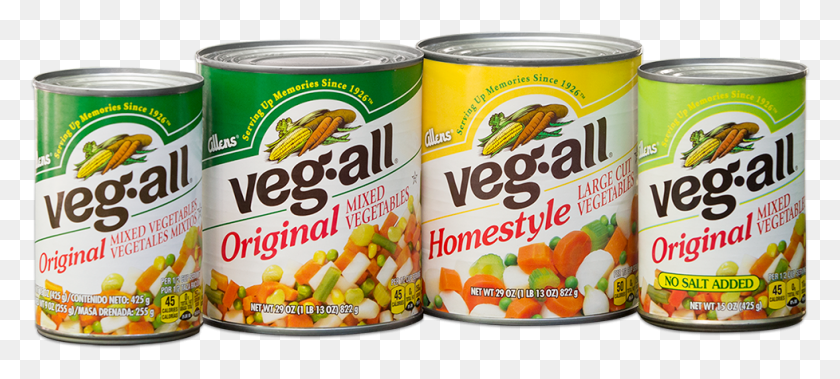 978x400 Product Cans Veg All Can, Tin, Food, Beer HD PNG Download