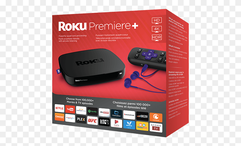 477x450 Product Description Roku Premiere Plus Remote, Mobile Phone, Phone, Electronics HD PNG Download