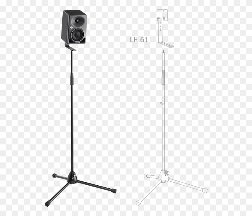 544x658 Product Detail X2 Desktop Kh 80 On A Mic Stand Neumann Video Camera, Tripod, Utility Pole, Shower Faucet HD PNG Download