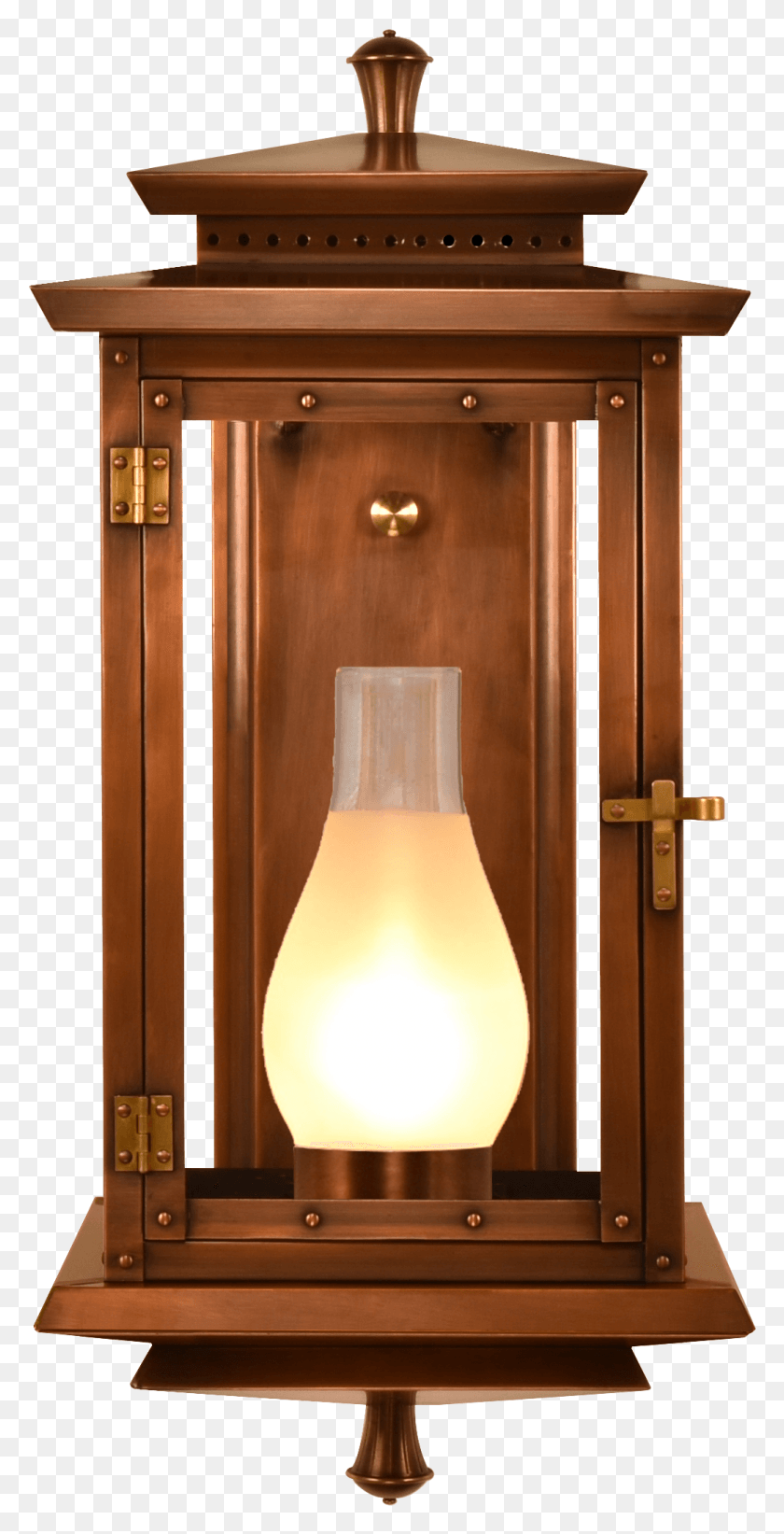 1045x2121 Product Details Copper Lantern Gas Lights Transitional Ceiling Fixture, Lamp, Lampshade HD PNG Download