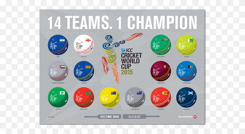 574x399 Product Listing For Icc Cricket World Cup World Cup Cricket Stamps, Sphere, Ball, Text HD PNG Download