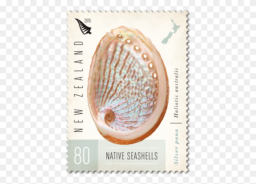 410x544 Product Listing For New Zealand Native Seashells Post Card Stamp Canada, Postage Stamp, Bread, Food HD PNG Download