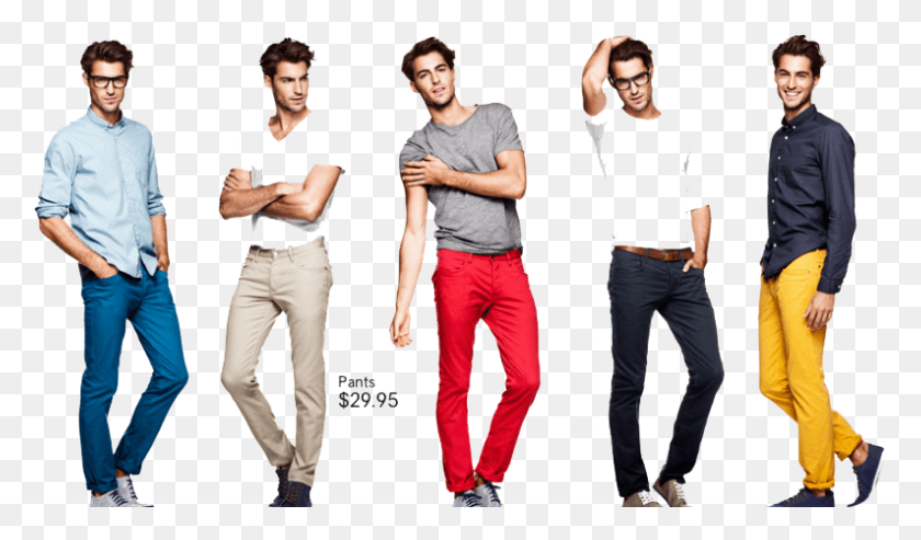 794x441 Product Portfolio Menswear, Person, Human, Pants HD PNG Download