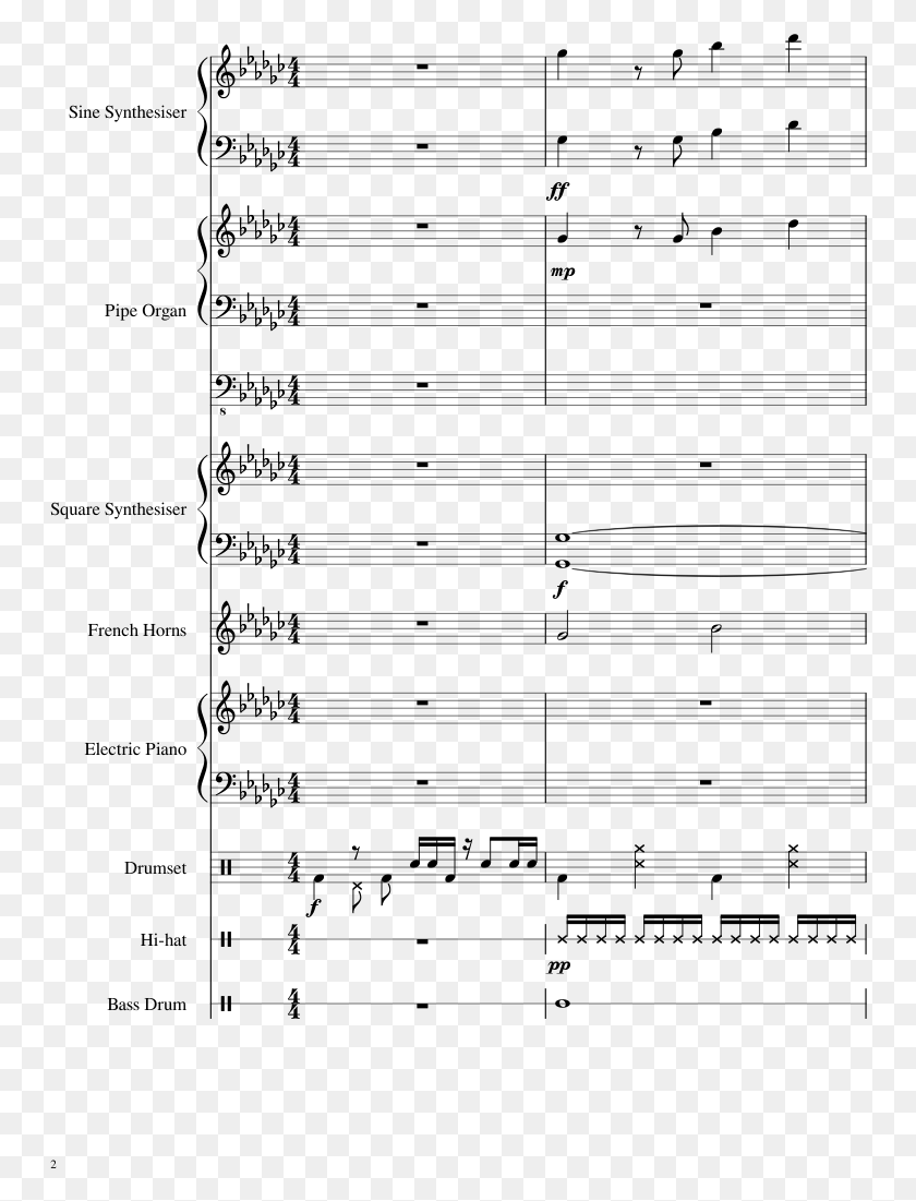 750x1041 Productions Theme Sheet Music, Gray, World Of Warcraft HD PNG Download