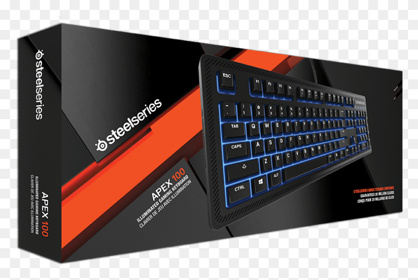 791x512 Products Gtkeyboards Gtapex Steelseries Apex 100 Keyboard, Computer, Electronics, Computer Keyboard HD PNG Download