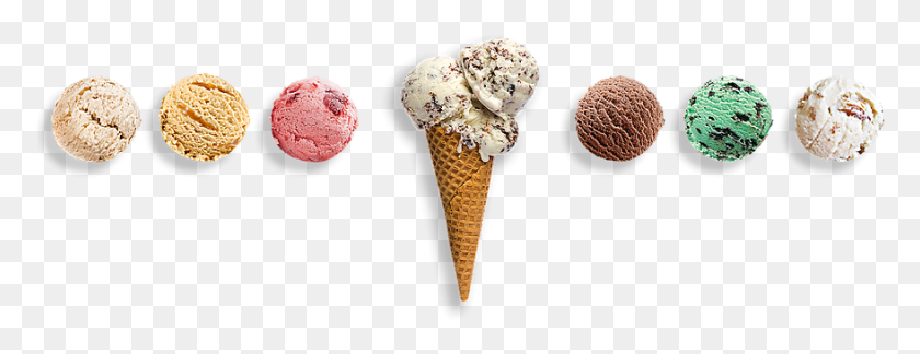 878x298 Products Ice Cream Cone, Cream, Dessert, Food HD PNG Download