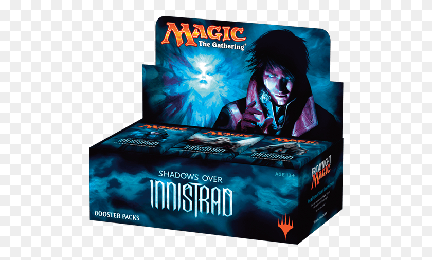 496x446 Products Shadows Over Innistrad Booster Box, Advertisement, Poster, Person HD PNG Download