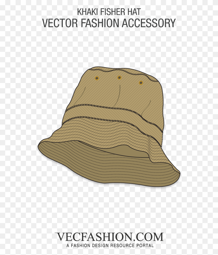 565x923 Products Tagged Fishing Vecfashion Khaki Fisher Template Baseball Cap, Clothing, Apparel, Sun Hat HD PNG Download
