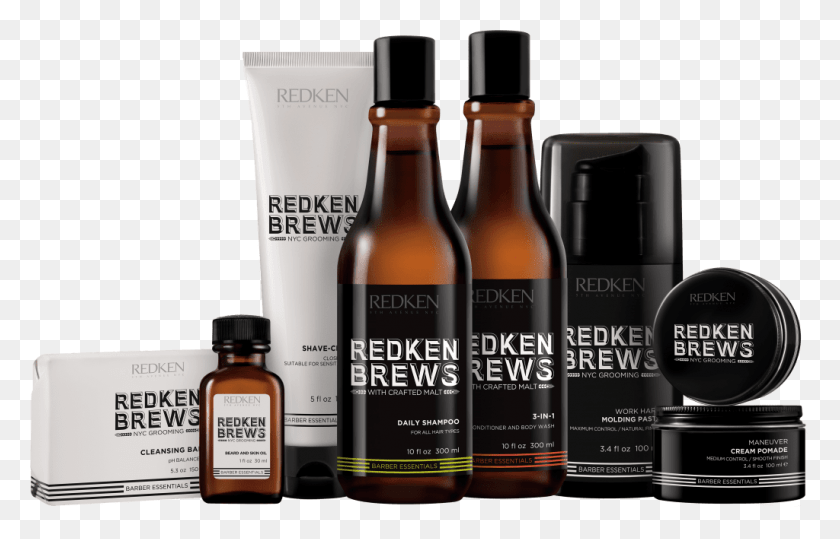 1024x630 Produits Redken Brews Transparent, Bottle, Beer, Alcohol HD PNG Download