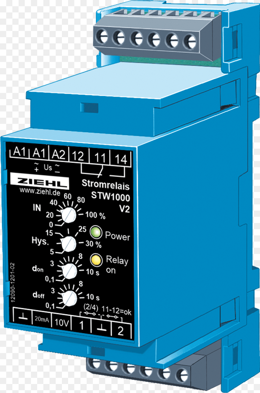 1054x1592 Produktfoto Ziehl Watchdog Protection Relay, Electrical Device Transparent PNG