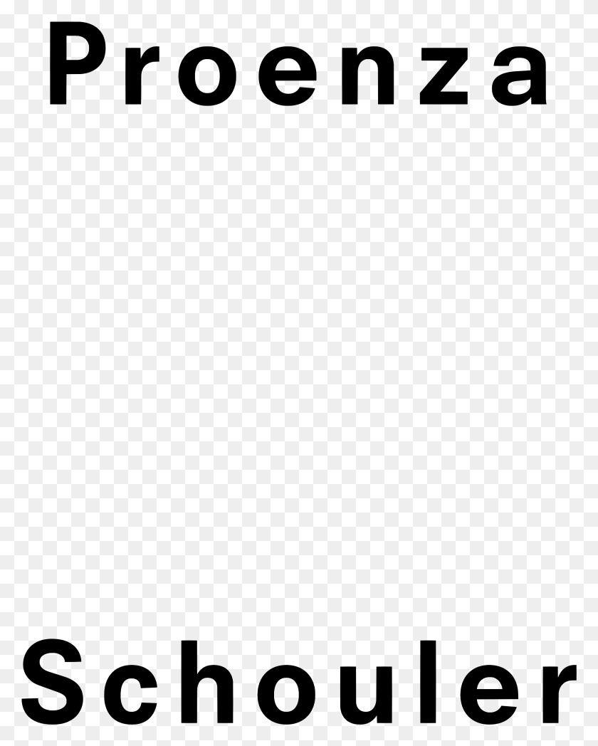 2718x3443 Логотип Proenza Schouler, Природа, На Открытом Воздухе, Космическое Пространство Png Скачать