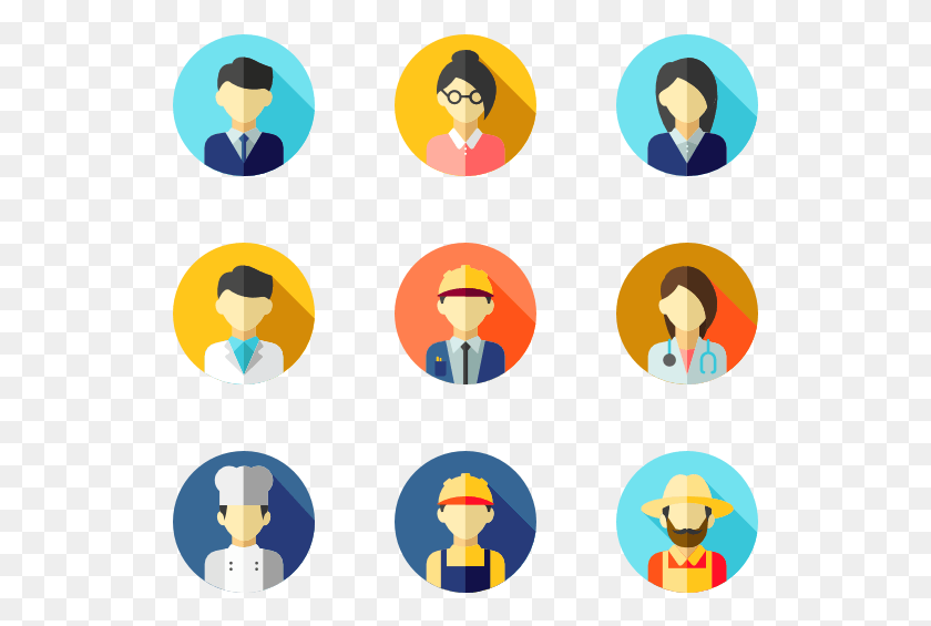 529x505 Profession Avatars Avatar Icon Design, Face, Text, Symbol HD PNG Download
