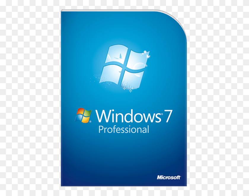 433x600 Профессиональная Microsoft Windows 7 Pro, Текст, Электроника, Графика Hd Png Скачать