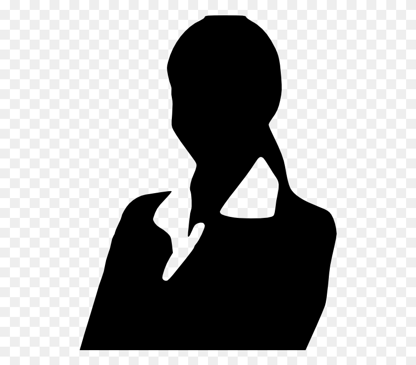 520x677 Professional Woman Business Woman Silhouette Clipart Silhouette Of Someone Thinking, Gray, World Of Warcraft HD PNG Download