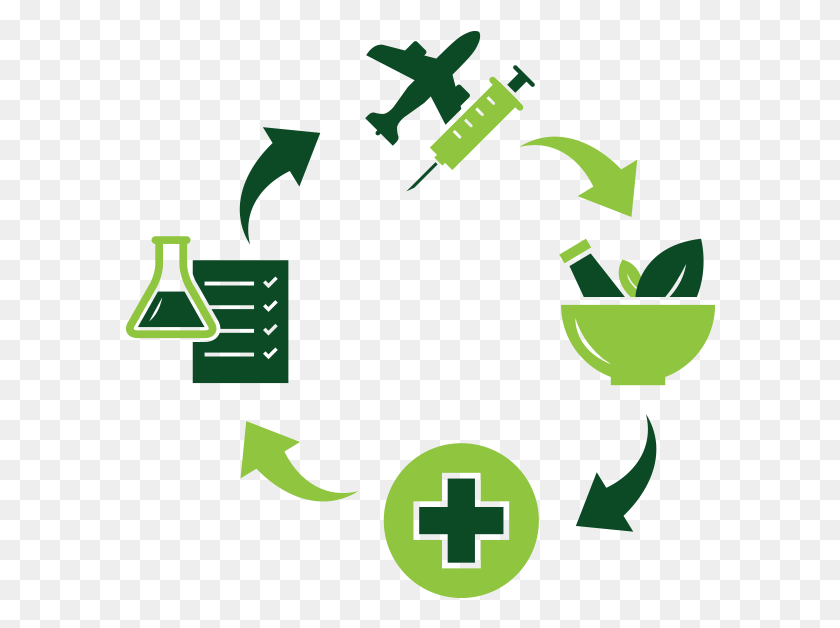 590x568 Professionals To Make Access To Healthcare For The Cross, Recycling Symbol, Symbol, Green HD PNG Download