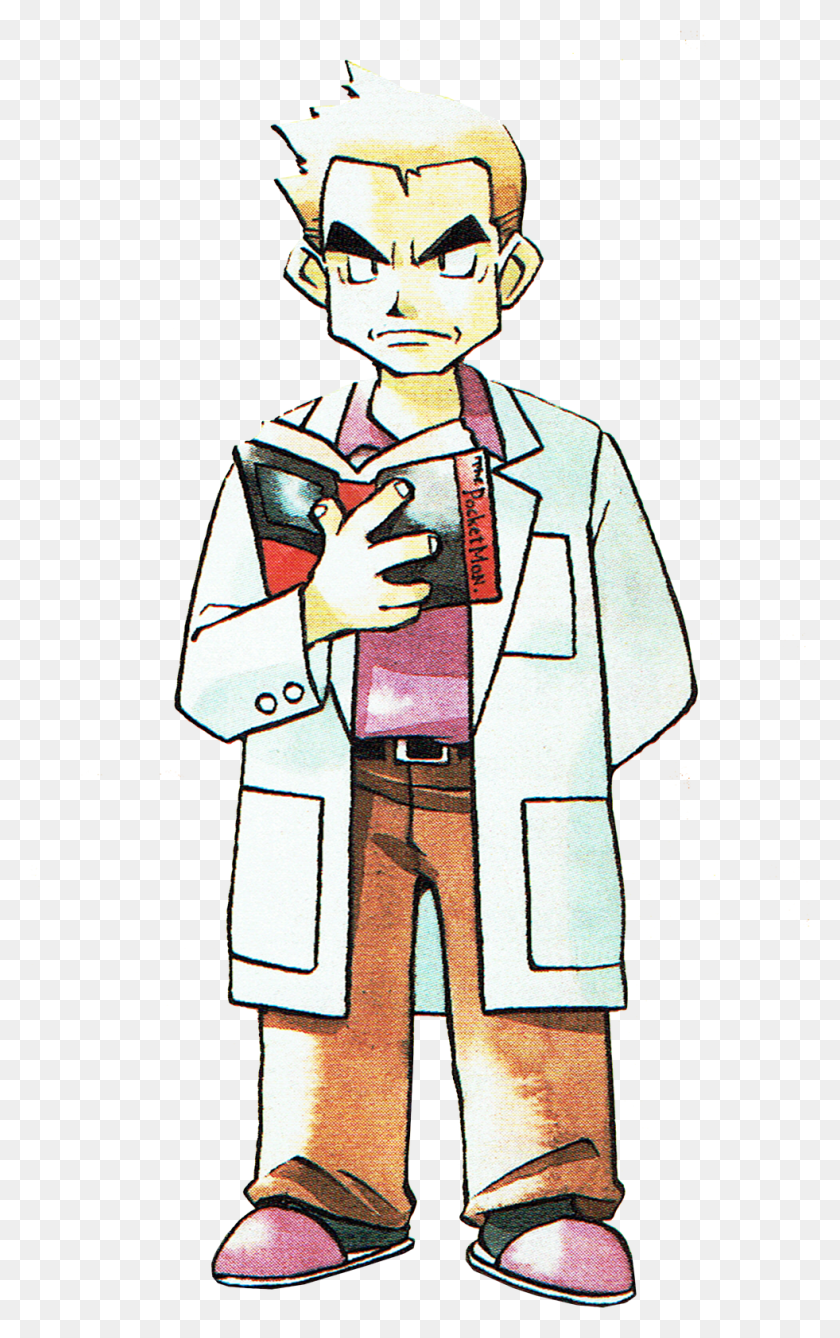 981x1608 Professor Oak From The Original Pokemon The Video, Clothing, Apparel, Person HD PNG Download