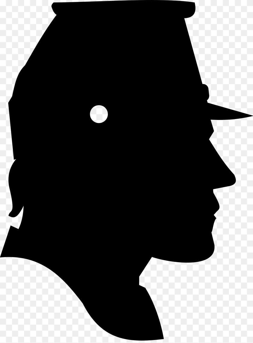 1767x2400 Profile Clipart Soldier, Gray Transparent PNG