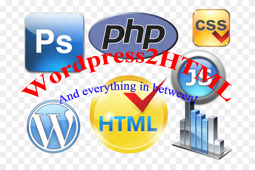 700x500 Profile Image Of Wordpress2html Wordpress, Text, Label, Graphics HD PNG Download