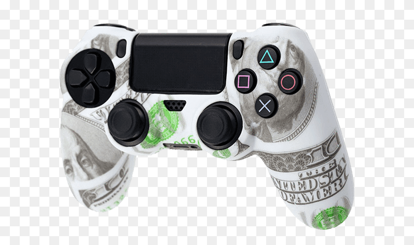 601x438 Descargar Png Proflex Show Me The Money Funda De Silicona Para Controlador Ps4 Billete De 100 Dólares, Joystick, Electrónica, Cámara Hd Png