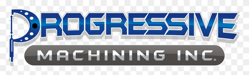3601x894 Progressive Machining Electric Blue, Text, Logo, Symbol HD PNG Download