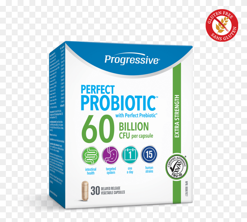 937x833 Progressive Probiotic 60billion 30count English Crtn Gluten Free Diet, Word, Label, Text HD PNG Download