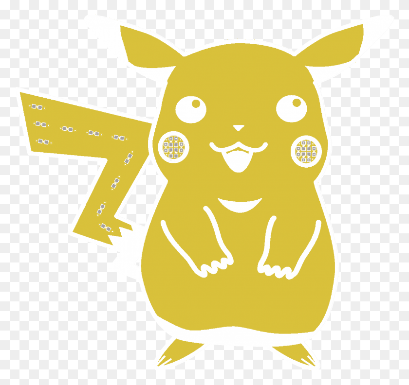 1571x1476 Project Outputs For Pikachu Night Light With Pikachu Cartoon, Animal, Mammal, Symbol HD PNG Download