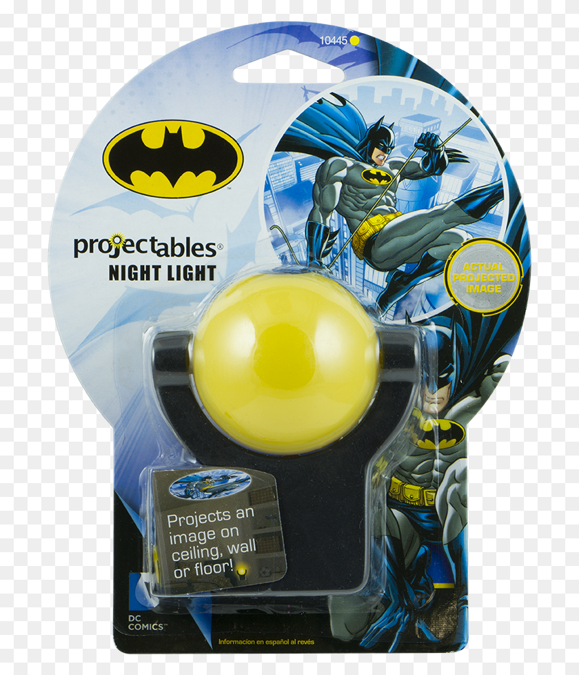702x918 Projectables Dc Comics Бэтмен Led Plug In Night Light Бэтмен, Человек, Человек, Робот Hd Png Скачать