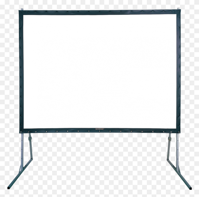782x773 Projector Screen 2m X 2m Led Backlit Lcd Display, Monitor, Electronics, White Board HD PNG Download