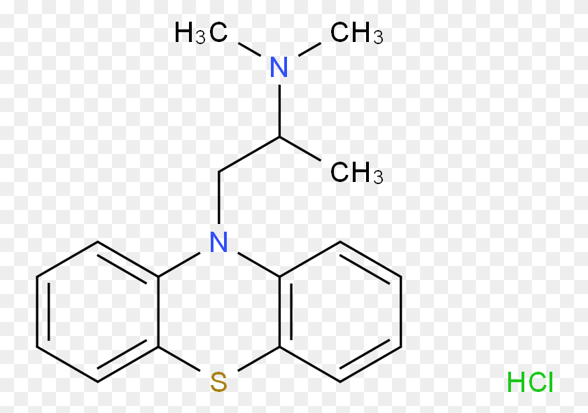 739x530 Clorhidrato De Prometazina Estructura Molecular Cas 1 1 2 2 Tetrafenileteno, Texto, Parcela, Marcador Hd Png