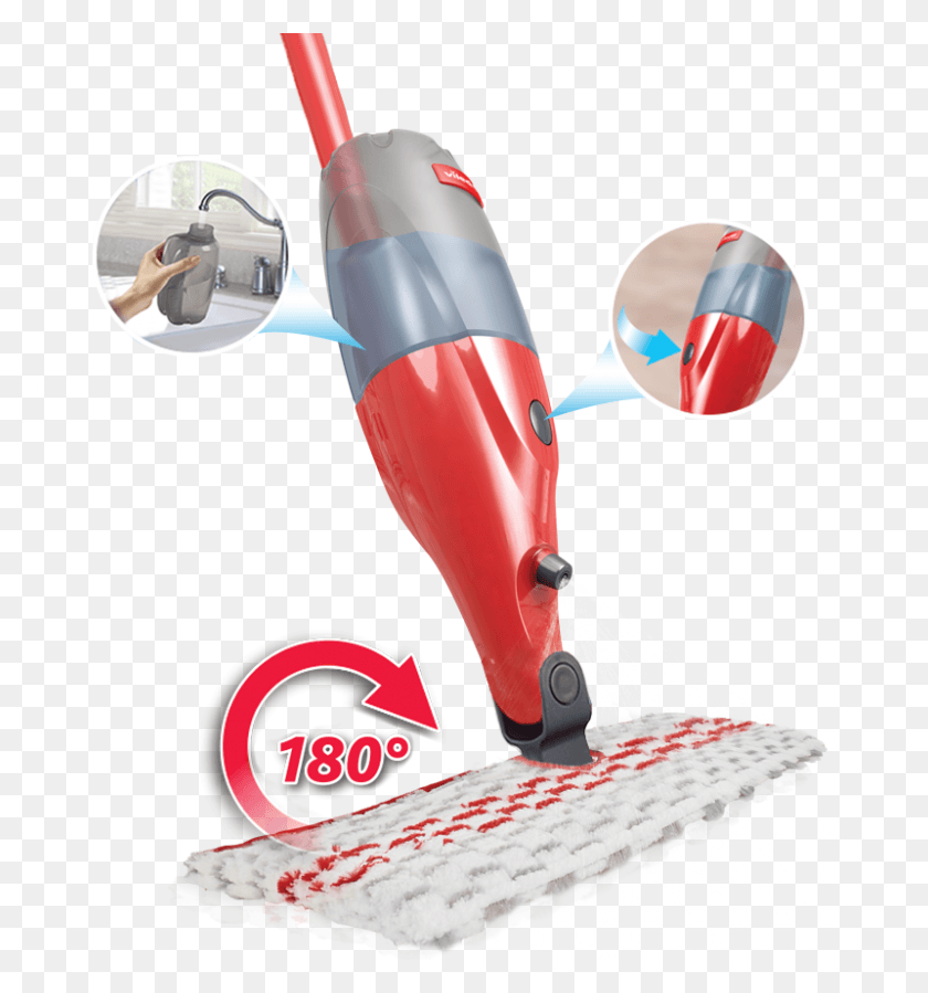 800x861 Promist Max Spray Mop Mop, Appliance, Machine, Blow Dryer HD PNG Download