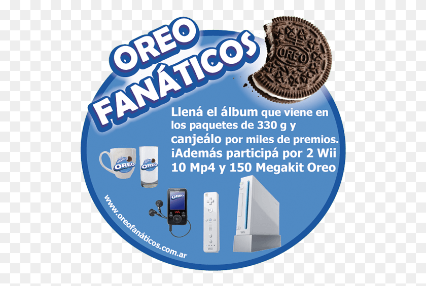526x505 Promocion De Ventas Oreo Cookie, Этикетка, Текст, Мобильный Телефон Png Скачать