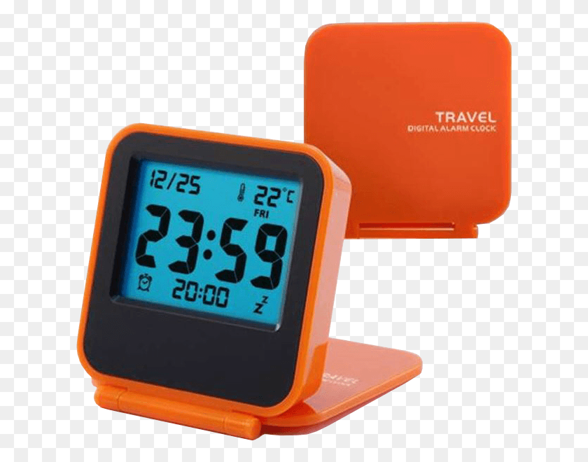 623x600 Promotional Desktop Digital Travel Alarm Clock Flip Alarm Clock, Clock, Digital Clock, Mobile Phone Descargar Hd Png